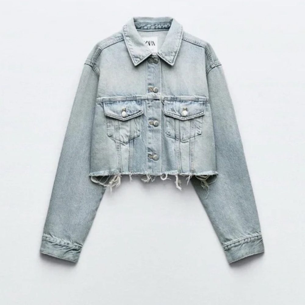New zara cropped jacket